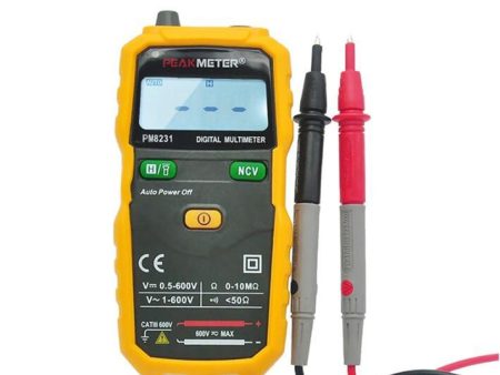 [CLEARANCE] PeakMeter PM8231 Handheld Multifunction High precision DC AC Voltage Tester Digital Multimeter Supply