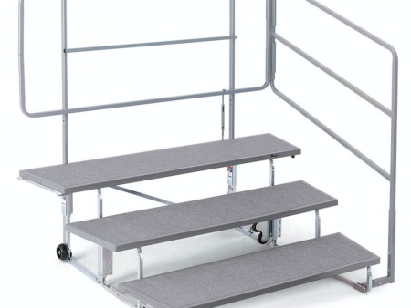 Choral Choir Riser Rental - 3 Tier with Rail Hot on Sale