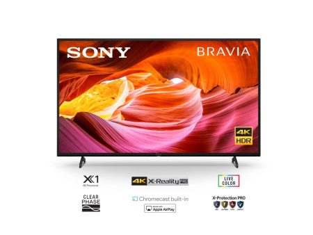 50  X75K (50 นิ้ว) | 4K Ultra HD | High Dynamic Range (HDR) | สมาร์ททีวี (Google TV) Online now