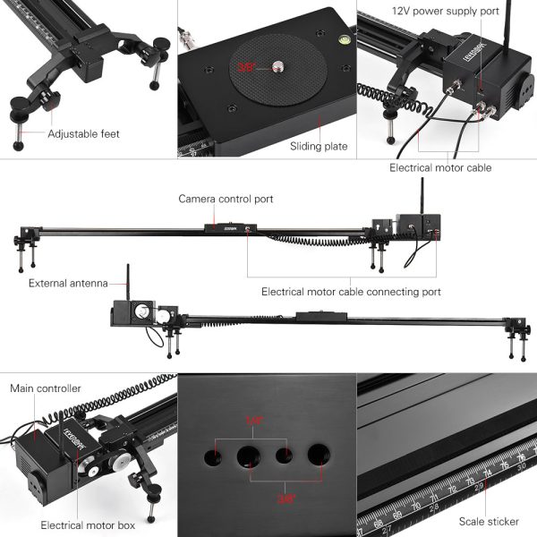 Sevenoak SK-MTS100 Electronically-Controlled Track Slider Creating Dynamic Video & Time-Lapse Photography Fashion