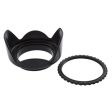 Pxel 58mm Petal Lens Hood Screw Mount Flower Shape on Sale