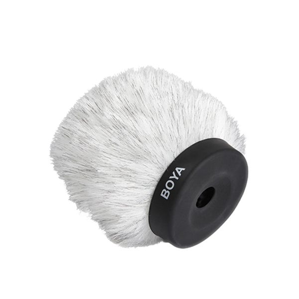 Boya BY-P100 Fur Windscreen Furry Windshield Muff for Shotgun Capacitor Microphone Wind Shield Protection Outdoor Interview Mic Foam Hot on Sale