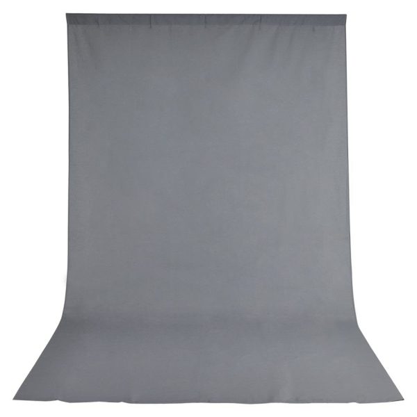 Pxel AA-ML3030GRY 300x300 cm Seamless Muslin Background Cloth Backdrop Gray 10x10 Feet Discount