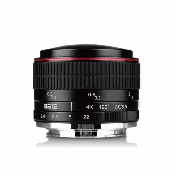 Meike MK-6.5mm F 2.0 6.5mm EF-M Ultra Wide F 2.0 Manual Focus Fisheye Lens for Canon Mirorrless Camera Online now