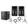 Pro Party Speaker System Subwoofer Package Rental Online Sale