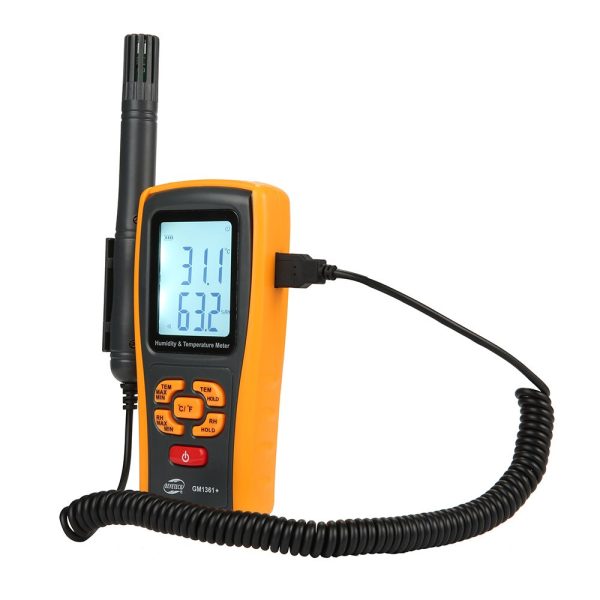 [CLEARANCE] Benetech GM1361+ Digital LCD display thermo-hygrometer Separate temperature&humidity meter -50~1200C thermocouple thermometer Hot on Sale