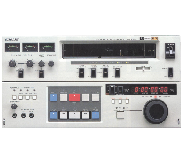 Sony U-Matic Player   Recorder - U-Matic SP - Sony VO-9850 Discount