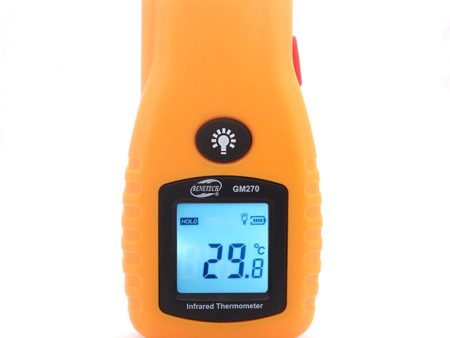 Benetech GM270 Non Contact Thermometer Laser Temperature Gun Infrared Thermometer -32 to 280° Celsius Fashion