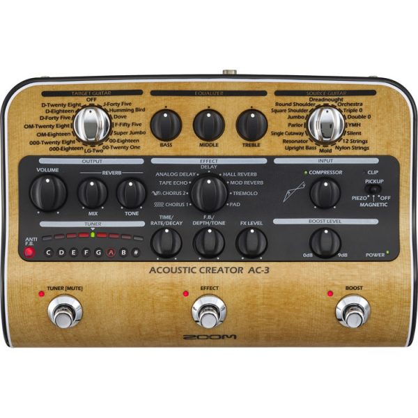 Zoom AC-3 Acoustic Creator - Enhanced Direct Box Cheap