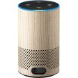 All New Amazon Echo 2nd Generation 2017 Oak with improved sound powered by Dolby Supply