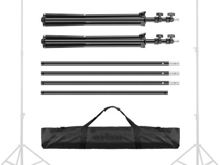 Pxel 6ft x 9ft Photography & Videography Studio Backdrop Stand Adjustable Background Support System Sale