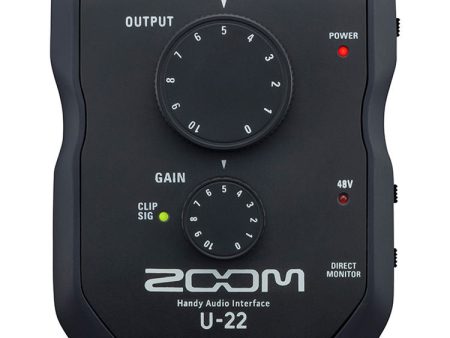 Zoom U-22 (U22) - USB Mobile Recording and Performance 2-in 2-out Ultra-portable Interface For Sale