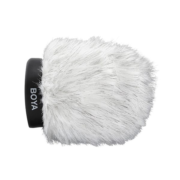 Boya BY-P100 Fur Windscreen Furry Windshield Muff for Shotgun Capacitor Microphone Wind Shield Protection Outdoor Interview Mic Foam Hot on Sale