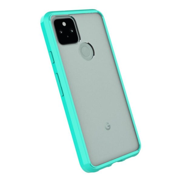 Teal Clear Pixel 5 Case - Hard Shell Series Cheap