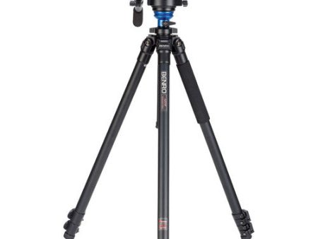 Benro A2573FS6 S6 Video Tripod with Head and AL Flip Lock Legs Kit Cheap