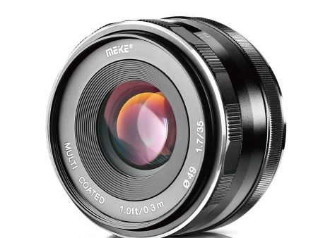 Meike MK-35mm 35mm F1.7 Large Aperture Manual Focus Fixed Lens for Canon EF-M EOS M1 M2 M3 M5 M6 M10 M100 For Sale