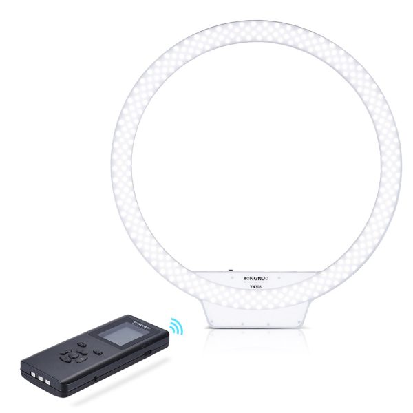 Yongnuo YN308 5500K Pure White 20 Inch Video Ring Light for Makeup Vlog Livestream Youtube Studio Daylight on Sale