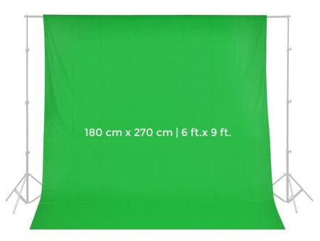 Pxel AA-ML1827G 180cm x 270cm ChromaKey Seamless Muslin Background Cloth Backdrop Green Discount