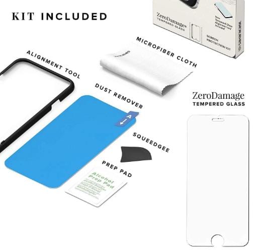 ZeroDamage Clear Tempered Glass Screen Protector - iPhone 11 Pro XS X Supply