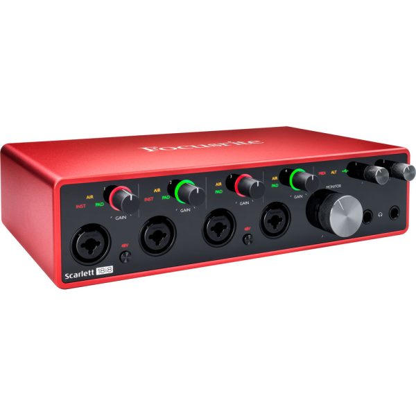 Focusrite Scarlett 18i8 18x8 USB Audio   Interface (3rd Gen) Supply