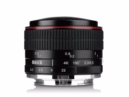 Meike MK-6.5mm 6.5mm F 2.0 APS-C Manual Focusing Fisheye Lens (Sony-E) for Sony Mirrorless Camera Fashion