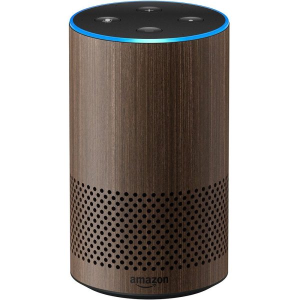 All New Amazon Echo 2nd Generation 2017 Walnut with improved sound powered by Dolby For Cheap