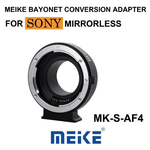 Meike MK-S-AF4 Auto Focus Mount Lens Adapter Ring for Sony Micro Single Camera to Canon EF EF-S camera Discount