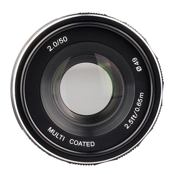 Meike MK-50mm 50mm f 2.0 Manual Focus Fixed Lens for Fujifilm-FX Mount Digital Cameras (X-A1 A2,X-e1 e2 e2s,X-M1,X-T1 T10,X-pro1 pro2 etc) For Sale