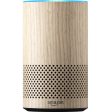 All New Amazon Echo 2nd Generation 2017 Oak with improved sound powered by Dolby Supply