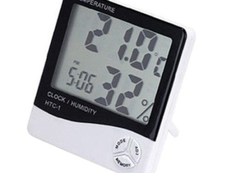 Eagletech HTC-1 Digital LCD Temperature Humidity Meter Clock Hygrometer Thermometer For Discount