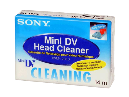 Sony MiniDV Head Cleaner - Head Cleaning Cassette - Sony DVM-12CLD Cheap