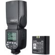 Godox VING V860IIC Wireless 2.4Ghz Li-Ion Flash Speedlite High Speed Sync GN60 TTL Master Slave Kit for Canon DSLR and Mirrorless Cameras Cheap