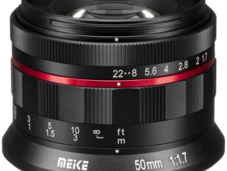 Meike 50mm f 1.7 Large Aperture Full Frame Format Manual Focus Lens (E-Mount) for Sony Mirrorless Camera Supply