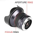 Meike MK-12mm 12mm F 2.8 Ultra Wide Angle Manual Focus APS-C Prime Lens (E-Mount) for Sony Mirrorless Cameras Fashion