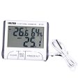 Eagletech DC103 Digital LCD Temperature Humidity Meter Clock Hygrometer Thermometer Indoor and Outdoor Fashion