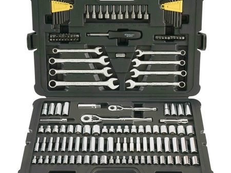 Stanley STMT71653 145-Piece Mechanics Tool Set Torque Ratchet Socket Hex Extensions For Discount