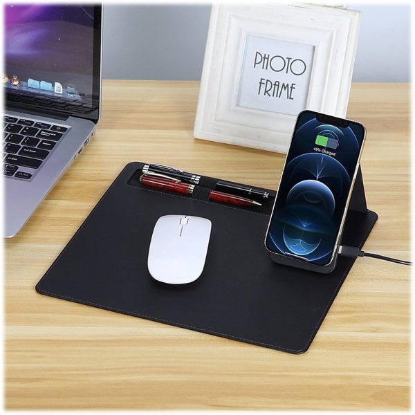 Office Mouse Pad with Wireless Charging Fashion