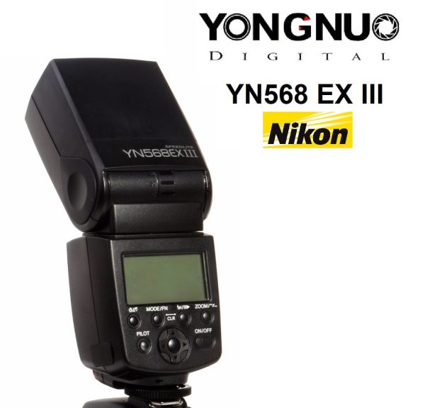 Yongnuo YN568EX III Version 3 Wireless i-TTL 2.4Ghz Speedlite Manual Flash with High-Speed Sync for Nikon DSLR Cameras on Sale