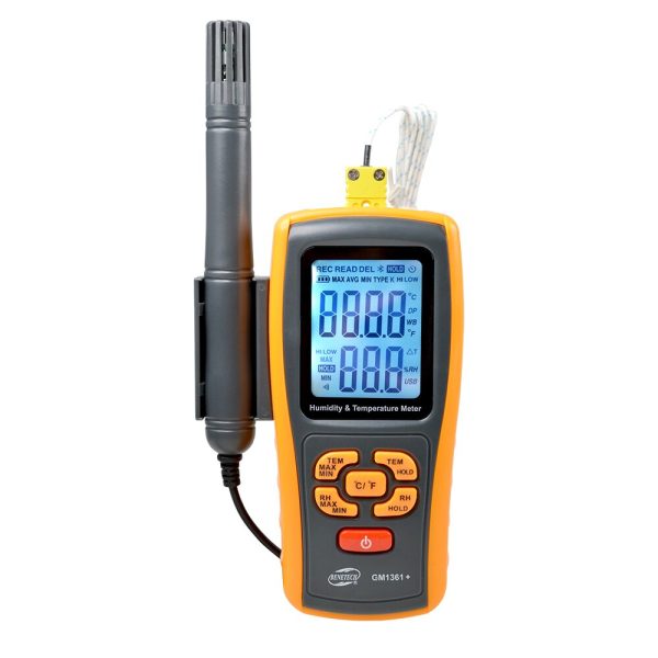 [CLEARANCE] Benetech GM1361+ Digital LCD display thermo-hygrometer Separate temperature&humidity meter -50~1200C thermocouple thermometer Hot on Sale