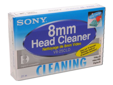 Sony 8mm Head Cleaner - Head Cleaning Cassette - Sony V8-25CLD Online now