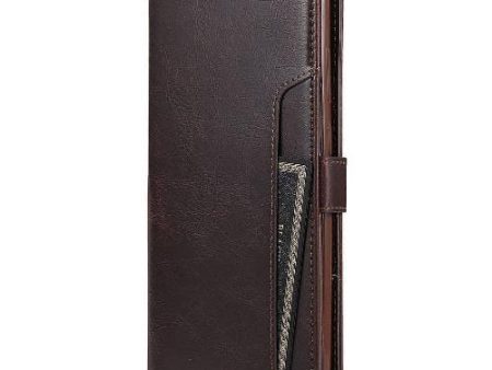 Brown Faux Leather Wallet Case - Samsung Galaxy Note20 Ultra For Discount