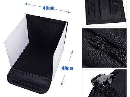 Pxel LB40 40cm   16  Photo Studio Square Light Box Tent Kit Portable and Foldable for Product or Food Photography For Sale