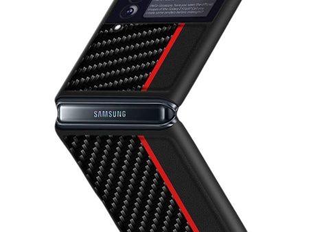 Black Carbon Fiber Design Case - Samsung Galaxy Z Flip3 and Flip3 5G Supply