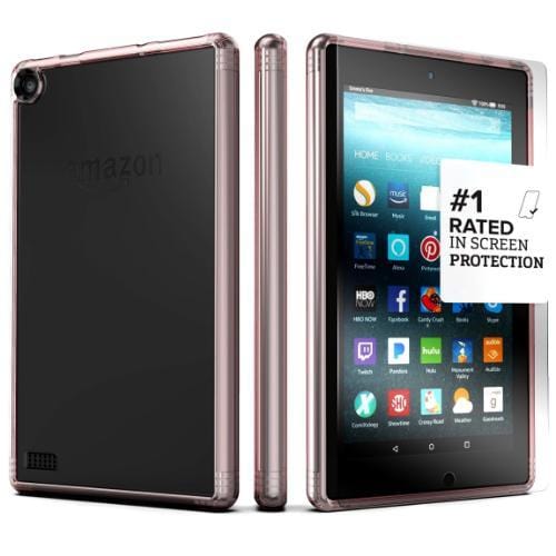 Crystal Series Rose Gold Case - Amazon Fire HD 8 (2017) For Sale