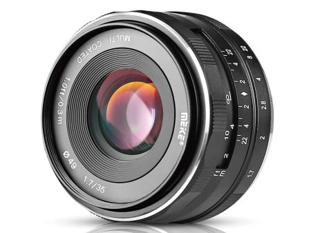 Meike MK-35mm 35mm F1.7 Large Aperture Manual Prime Fixed Lens (E-Mount) APS-C for Sony Digital Mirrorless Cameras Online Hot Sale