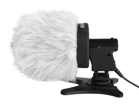 [CLEARANCE] BOYA BY-P80 Furry Outdoor Interview Microphone Windshield for Shotgun Microphone (Inside Depth: 3.14-Inch) For Discount