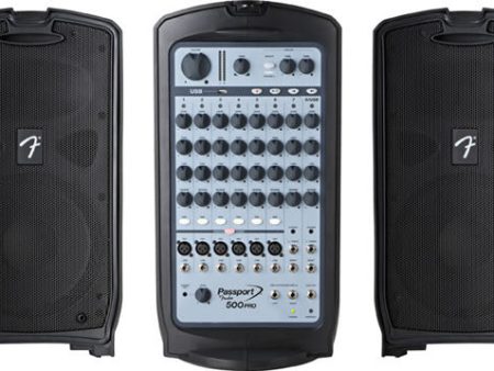 Fender Passport 500 Watt Pro PA System Rental on Sale