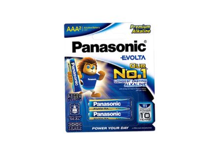 Panasonic LR03EG 2B Evolta AAA (Pack of 2) Premium Alkaline Batteries 1.5V Battery Online