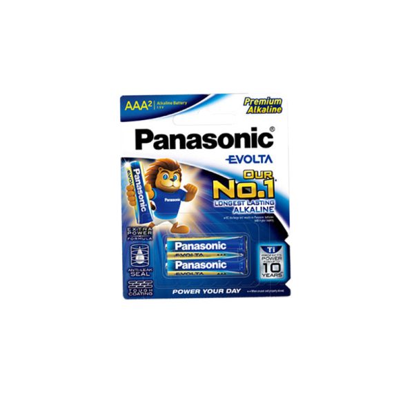 Panasonic LR03EG 2B Evolta AAA (Pack of 2) Premium Alkaline Batteries 1.5V Battery Online