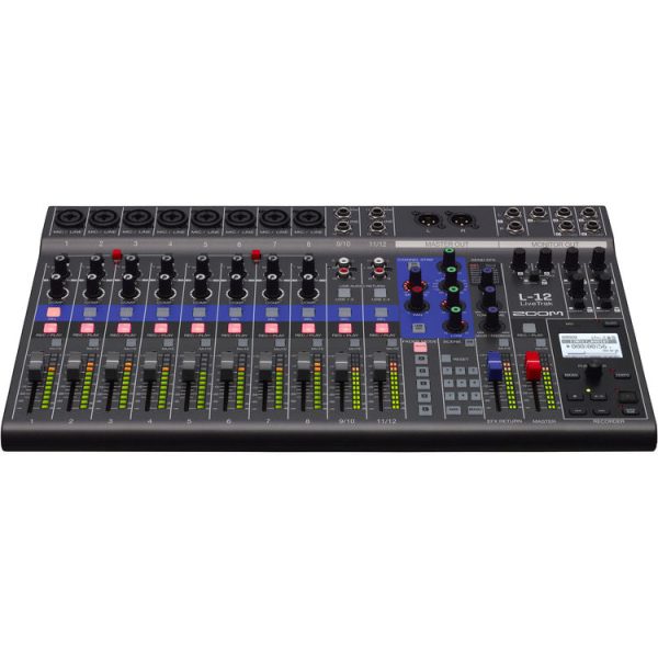 Zoom LiveTrak L-12 - 12-Channel Digital Mixer & Multitrack Recorder Online now